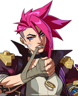 Vi character portrait for selection